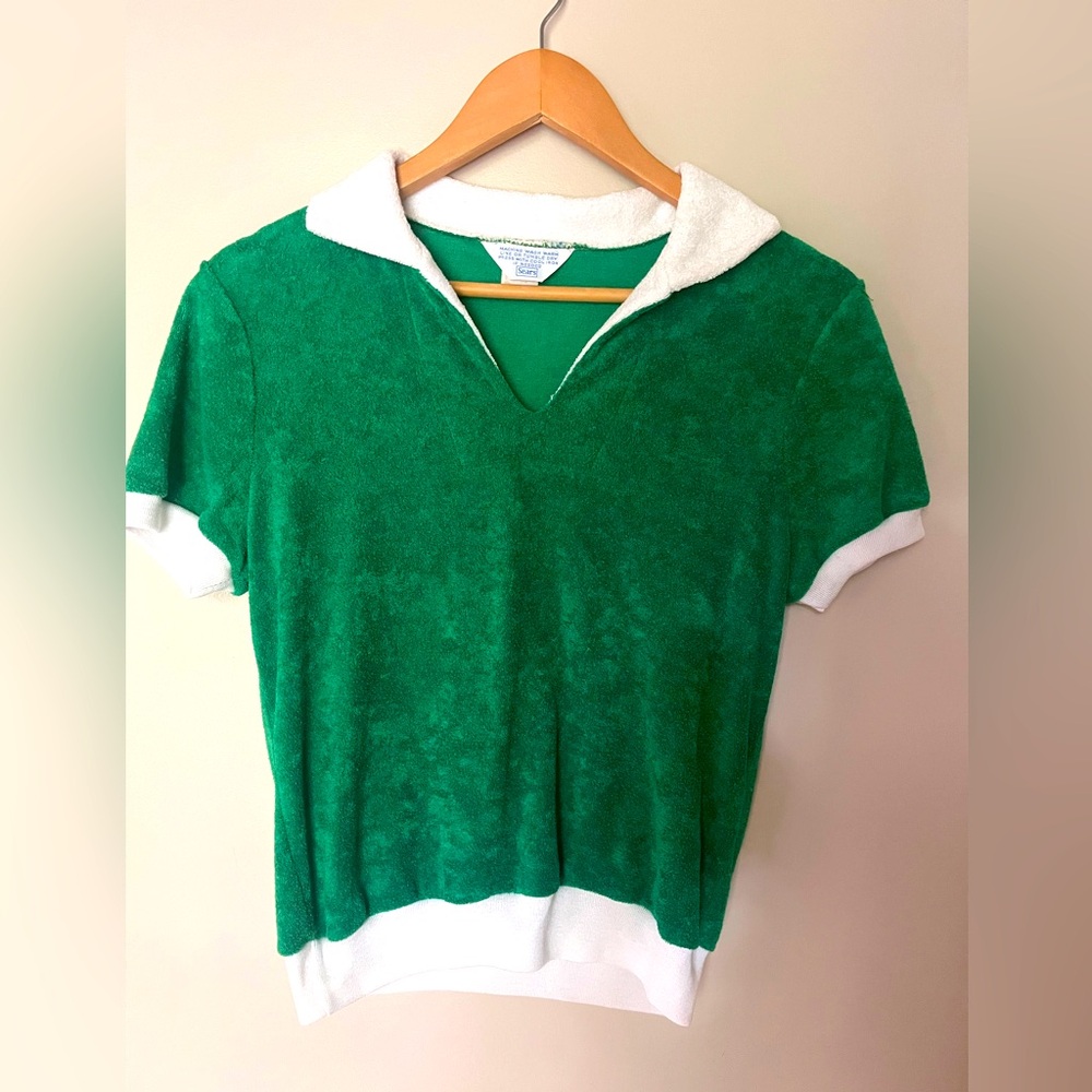 Vintage 70’s SEARS terry cloth shirt